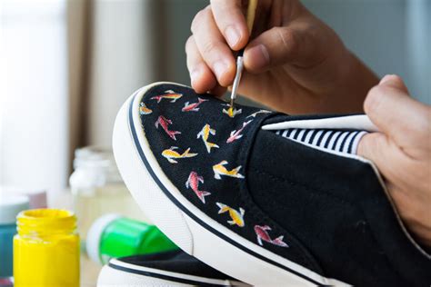 how to paint shoes permanently